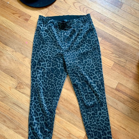 Sanctuary for Anthropologie Runway Shimmer Leopard Leggings - Picture 10 of 13
